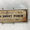 PORCH SWEET PORCH Ceramic Tile Sign Wall Art Wedding Gift Idea Home Country Decor Affirmation Wedding Decor Positive Saying Repurposed Upcycled - JAMsCraftCloset
