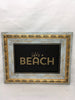 LIFE'S A BEACH Framed Saying Sign Wall Art Black Gold Handmade Hand Painted Home Decor Gift -One of a Kind-Unique-Home-Country-Decor-Cottage Chic-Gift - JAMsCraftCloset