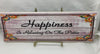 HAPPINESS IS RELAXING ON THE PATIO Ceramic Tile Sign Wall Art Wedding Gift Idea Home Country Decor Affirmation Wedding Decor Positive Saying Repurposed Upcycled - JAMsCraftCloset