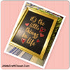 IT IS THE LITTLE THINGS IN LIFE Framed Wall Art Positive Saying Gift  One of a Kind-Unique-Home-Country-Decor-Cottage Chic-Gift - JAMsCraftCloset