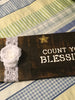 COUNT YOUR BLESSINGS Wooden Sign Positive Words Handmade Hand Painted Gift Idea Home Decor Wall Art-One of a Kind-Unique Signs-Home Decor-Country Decor-Cottage Chic Decor-Gift JAMsCraftCloset