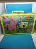 SpongeBob SquarePants HUGE 13x9x4 Viacom Lunch Box c. 2005 Still has the TO: and FROM:  Tag on the Handle JAMsCraftCloset