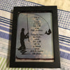 GIVE A MAN A FISH Vintage Black  Frame Sublimation on Metal Positive Saying Wall Art Home Decor Gift Idea One of a Kind-Unique-Home-Country-Decor-Cottage Chic-Gift - JAMsCraftCloset