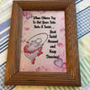 WHEN OTHERS TRY TO GET YOUR TUTU IN A TWIST Vintage Natural Wood Frame Sublimation on Metal Positive Saying Wall Art Home Decor Gift Idea One of a Kind-Unique-Home-Country-Decor-Cottage Chic-Gift - JAMsCraftCloset