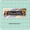 DREAM BIG Wooden Sign Positive Words PEACH Floral Handmade Hand Painted Gift Idea Home Decor Wall Art-One of a Kind-Unique Signs-Home Decor-Country Decor-Cottage Chic Decor-Gift JAMsCraftCloset