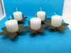 Candle Holder Lotus Brass SET OF 5 Tea Light Holder Small Pillar - JAMsCraftCloset