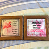 EMBRACE YOUR INNER FLAMINGO Vintage Natural Wood Frame Sublimation on Metal Positive Saying Wall Art Home Decor Gift Idea One of a Kind-Unique-Home-Country-Decor-Cottage Chic-Gift - JAMsCraftCloset