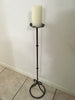Candle Holder Pedestal Floor Pillar Vintage Metal 36 Inches Tall - JAMsCraftCloset