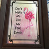 DONT MAKE ME PUT MY FOOT DOWN Vintage Natural Wood Frame Sublimation on Metal Positive Saying Wall Art Home Decor Gift Idea One of a Kind-Unique-Home-Country-Decor-Cottage Chic-Gift - JAMsCraftCloset