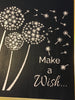 MAKE A WISH Framed Wall Art Affirmation Positive Saying Home Decor Gift Wedding Kitchen -One of a Kind-Unique-Home-Country-Decor-Cottage Chic-Gift - JAMsCraftCloset
