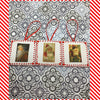 Ornaments Santa Ceramic Tile 3 by 3 Inches Set of 3 Vintage Santas Set 2-3 JAMsCraftCloset