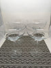 Stemware Vintage Clear Glass Margarita Glasses SET of 4 Barware Wedding JAMsCraftCloset