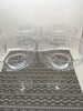 Stemware Vintage Clear Glass Margarita Glasses SET of 4 Barware Wedding JAMsCraftCloset