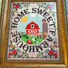 HOME SWEET FARMHOUSE Vintage Black Wood Frame Sublimation on Metal Positive Saying Wall Art Home Decor Gift Idea One of a Kind-Unique-Home-Country-Decor-Cottage Chic-Gift - JAMsCraftCloset