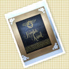 BEE HUMBLE AND KIND Vintage Gold Framed Saying Sign Wall Art Hand Painted Gift JAMsCraftCloset