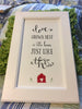 LOVE GROWS BEST IN LITTLE HOUSES JUST LIKE THIS Wooden Sign Positive Words Handmade Gift Home Decor Wall Art-One of a Kind-Unique Signs-Home Decor-Country Decor-Cottage Chic Decor-Gift-Upcycled - JAMsCraftCloset