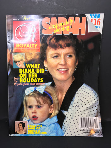 Vintage Royalty Magazine Volume 10 No. 12 September 1991 Featuring Sarah JAMsCraftCloset