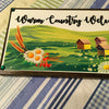 WARM COUNTRY WELCOME Vintage Mounted On Natural Stained Pallet Wood Sublimation on Metal Positive Saying Wall Art Home Decor Gift Idea One of a Kind-Unique-Home-Country-Decor-Cottage Chic-Gift - JAMsCraftCloset