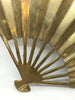 Decorative Fan Solid Brass Wall Art Asian Oriental Decor Gift Idea