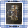 Mugs Mason Jar Hand Etched WHY LIMIT HAPPY TO AN HOUR With Heart on Handle One of a Kind Unique Drinkware Barware Kitchen Decor Country Cottage Chic - JAMsCraftCloset  