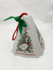 Bell Ornament Gift Co Inc White Ceramic White Christmas Vintage Tree Decor Gift SET OF 4