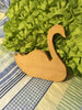 Swan Wooden Unfinished Ready for YOUR Creativity Shelf Sitter Drilled Hole to Add A Base JAMsCraftCloset