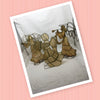 Capiz Shell Vintage Christmas Angels Holiday Decor Gift Idea SET OF 3