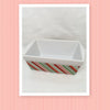 Celebrate It Holiday Mini Individual Loaf Baking Pans Ceramic Christmas