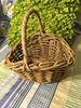 Basket Flower Girl Rustic Oval Vintage Woven Basket Natural Wedding Accessory Decor Home Decor - JAMsCraftCloset