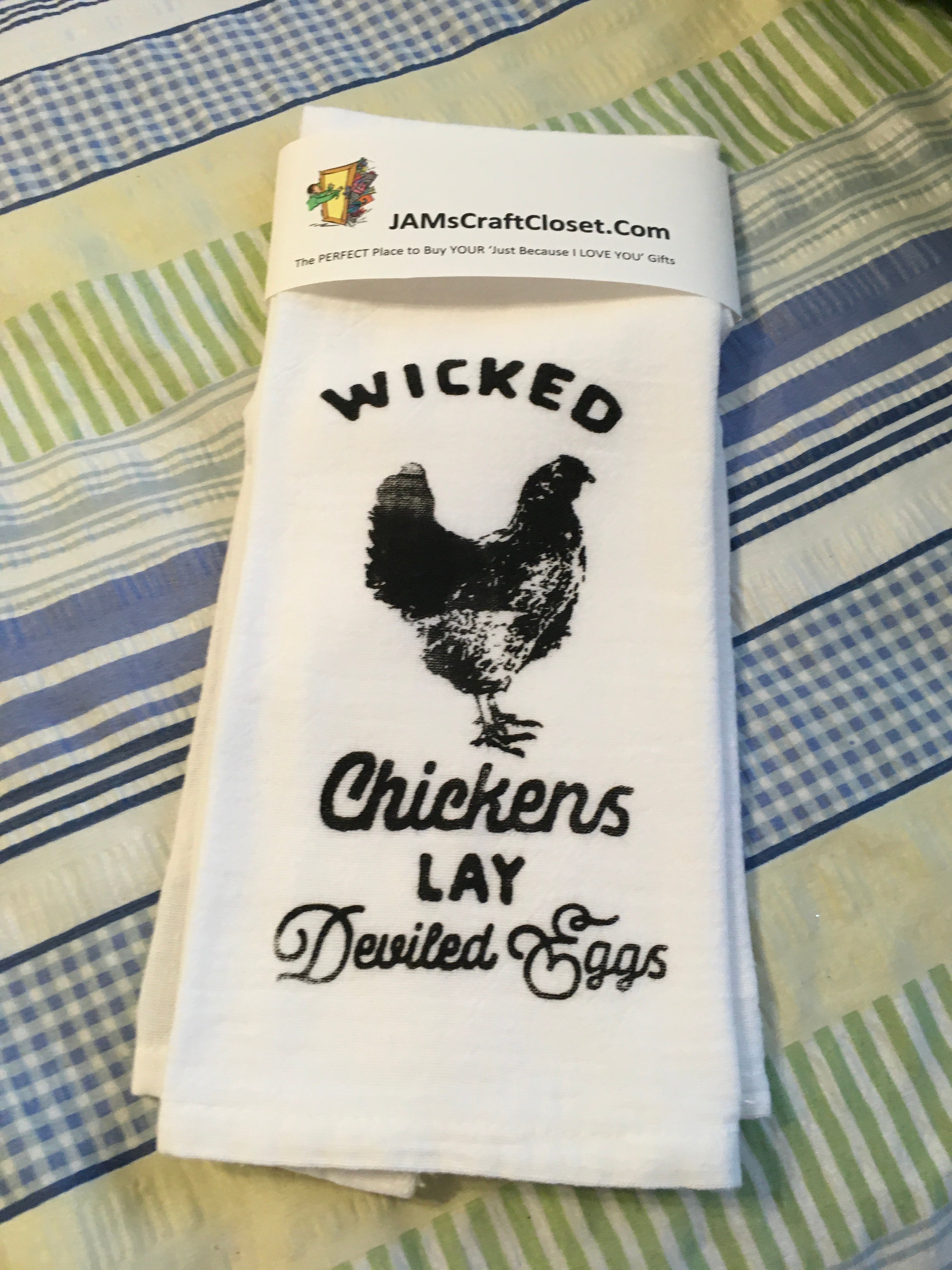 1 CHICKENS Flour Sack Tea Towels Kitchen Decor Decorative Country