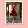 Red Bell Christmas Tree Wall Art Galvanized Handmade Wall Art Holiday Decor Christmas Decor JAMsCraftCloset