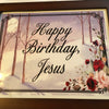 HAPPY BIRTHDAY JESUS Vintage Wood Frame Sublimation on Metal Christmas Wall Art Gift Idea One of a Kind-Unique-Home-Country-Decor-Cottage Chic-Gift - JAMsCraftCloset