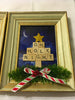 OH HOLY NIGHT Vintage Wood Frame Sublimation on Metal Christmas Wall Art Gift Idea One of a Kind-Unique-Home-Country-Decor-Cottage Chic-Gift - JAMsCraftCloset