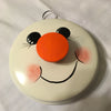 SNOWMAN POT LID (S-6) Upcycled Refurbished Handmade Wall Art Christmas Home Decor Gift Idea - JAMsCraftCloset