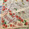 Hankies Handkerchiefs Hanky Vintage CANADA PENNSYLVANIA CALIFORNIA Gift Idea JAMsCraftCloset