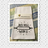 More Decorative Flour Sack Saying Tea Dish Towels Kitchen Decor Gift Idea Country Farmhouse Decor JAMsCraftCloset