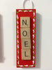 Ornament Magnet Wall Art Handmade Wooden Scrabble Pieces NOEL and HO Christmas Tree Holiday Decor Tree Decor JAMsCraftCloset