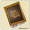 SMILE IS THE BEST MAKEUP Framed Wall Art Handmade Hand Painted Home Decor Gift Idea -One of a Kind-Unique-Home-Country-Decor-Cottage Chic-Gift JAMsCraftCloset
