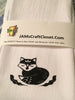 FOLK ART Decorative Flour Sack Tea Dish Towels Folk Art Kitchen Decor Gift Handmade JAMsCraftCloset