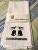 FOLK ART Decorative Flour Sack Tea Dish Towels Folk Art Kitchen Decor Gift Handmade - JAMsCraftCloset