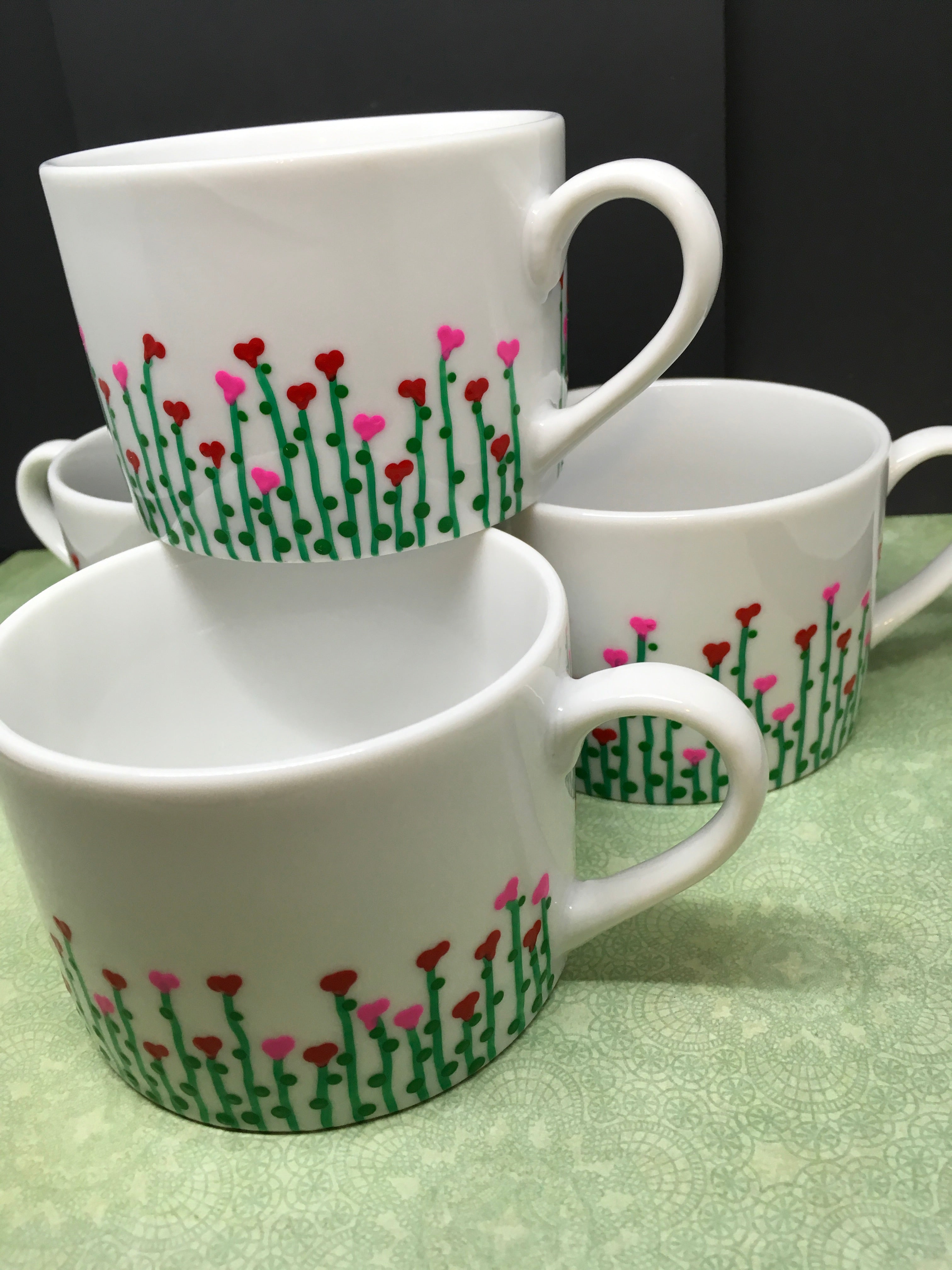 Coffee Cup - Small Flowers - QHF3 - Herend Experts