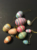 Easter Egg Vintage Wooden 3 Assorted Sizes Lot of 10 Holiday Tree Decorations - JAMsCraftCloset