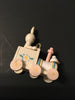 Ornaments Easter Bunnies Vintage Set of 4 Assorted Sizes Gift Idea Holiday Decor - JAMsCraftCloset