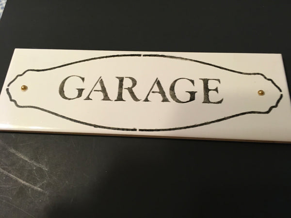 Tile Sign LAUNDRY KITCHEN PANTRY GARAGE TOILET Wall Art Gift Idea Home Decor {{ JAMsCraftCloset }}