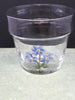Containers Flower Pot Style Glass Hand Painted Wedding Choice of 4 Designs - JAMsCraftCloset