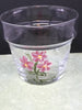Containers Flower Pot Style Glass Hand Painted Wedding Choice of 4 Designs - JAMsCraftCloset