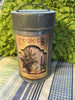 Tin Vintage Galvanized Goodies and Cookies With Handle 5 1/2 Inches in Diameter 11 Inches Tall Gift Tin JAMsCraftCloset