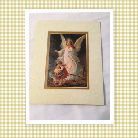 Print Guardian Angel from Gallery Graphics Greeting Card Wall Art NO FRAME  Gift Idea Wall Hanging Home Decor - JAMsCraftCloset