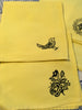 Napkins Handmade Yellow Bunny Scatter Sunshine Set of 4 Kitchen Dining Decor Gift Idea - JAMsCraftCloset