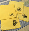 Napkins Handmade Yellow Bunny Scatter Sunshine Set of 4 Kitchen Dining Decor Gift Idea - JAMsCraftCloset